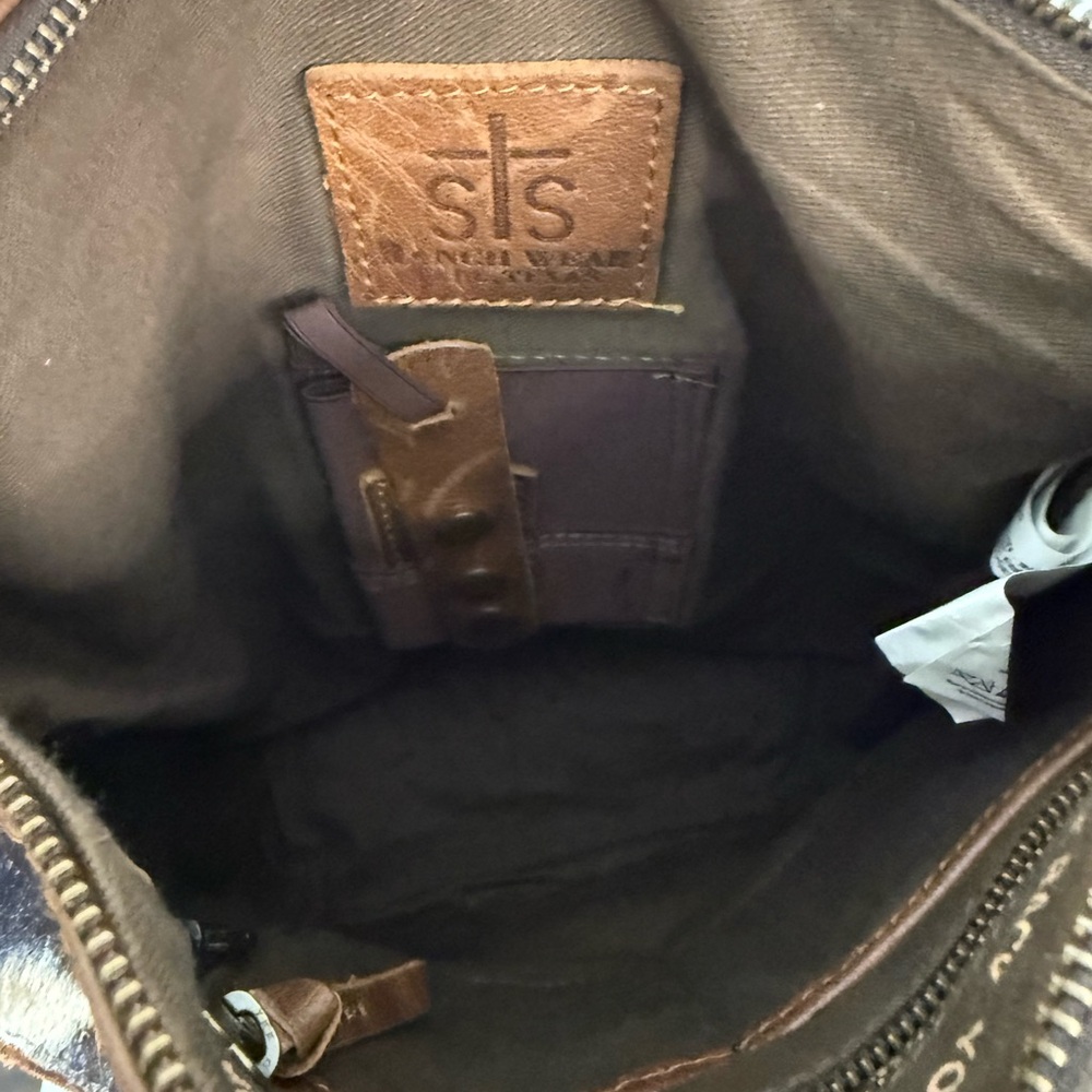 Sts Ranchwear Remnants Patchwork Leather Mailbag … - image 5